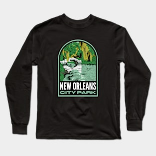 New Orleans City Park LA Long Sleeve T-Shirt